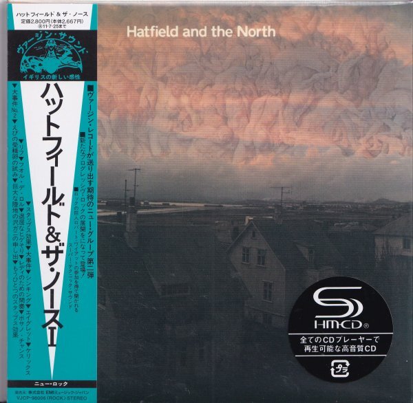 《美品》即決 紙ジャケット2【ハットフィールド・アンド・ザ・ノースハットフィールド・アンド・ザ・ノース《高音質・SHM-CD》】帯付/廃盤拍卖