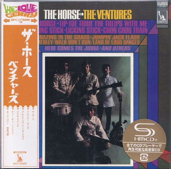 《美品》即決 紙ジャケット2【ザ・ホース / ベンチャーズ《高音質・SHM-CD》】帯付/廃盤拍卖