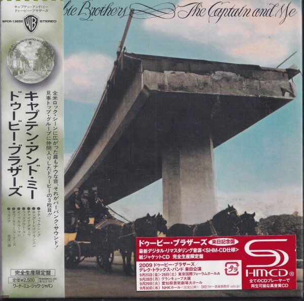 《美品》即決 紙ジャケット4【キャプテン・アンド・ミー / ドゥービー・ブラザーズ《高音質・SHM-CD》】帯付/廃盤拍卖