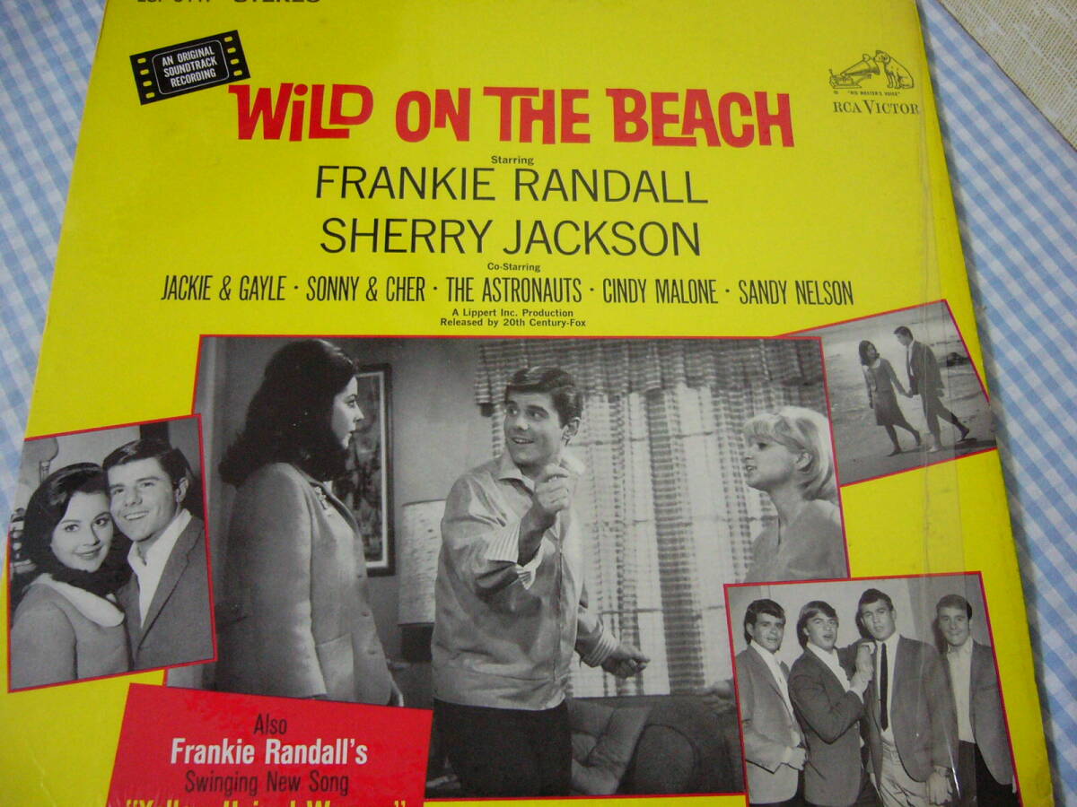 【LP】SOUNDTRACK / WILD ON THE BEACH Frankie Randall Sherry Jackson Jackie&Gayle Sonny& Cher Astronauts Cindy Malone Sandy Nelson拍卖