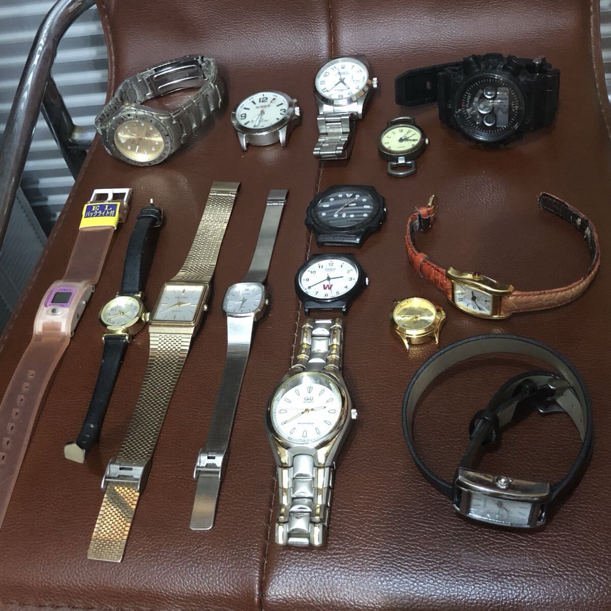 【即決/送料無料】中古腕時計15個セットまとめ売り SEIKO ALBA CASIO CITIZEN Q&Q VEGA NOEVIR クォーツ ◆ブランド時計多数出品拍卖