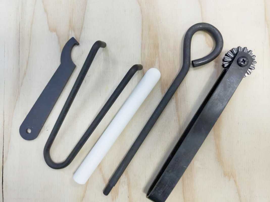 5点セット 革漉き機メンテナンス 新品 ☆ NIPPY ☆ 現在ドレッサーは7枚目画像拍卖