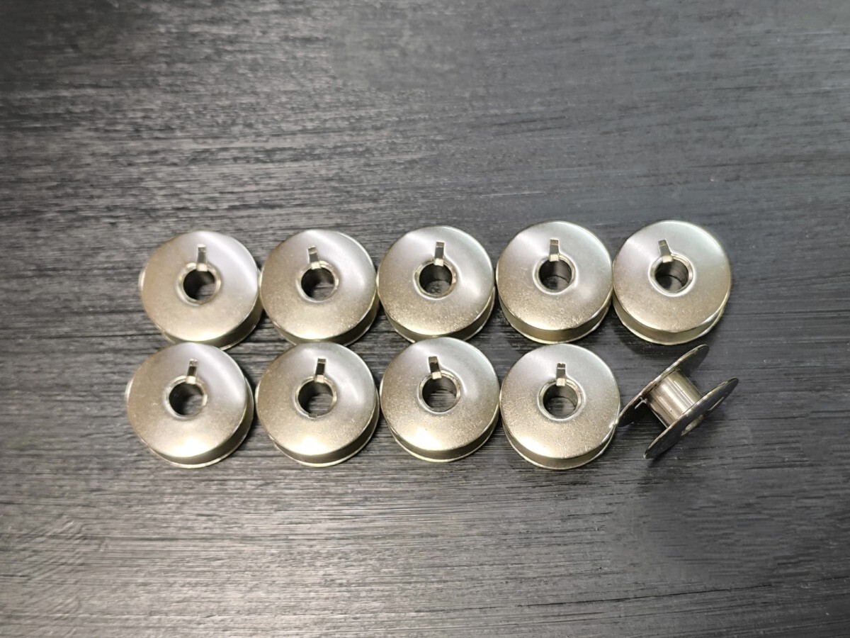 SEIKO TE TF ミシン専用 ボビン 鉄製 シルバー 10個セット拍卖