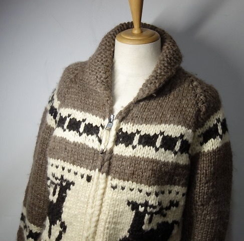 TK 美品 非常に良い状態 80s-90s カナタ KANATA カウチン ニットジャケット ヴィンテージ拍卖