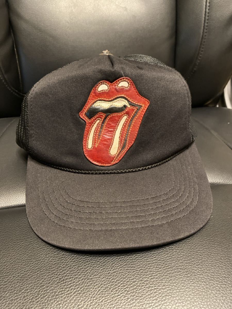 新品クロムハーツ初期モデル帽子リップ&タンchrome heartsキャップL舌出しローリングストーンズCAPキムタク着メッシュキャップchromehearts拍卖