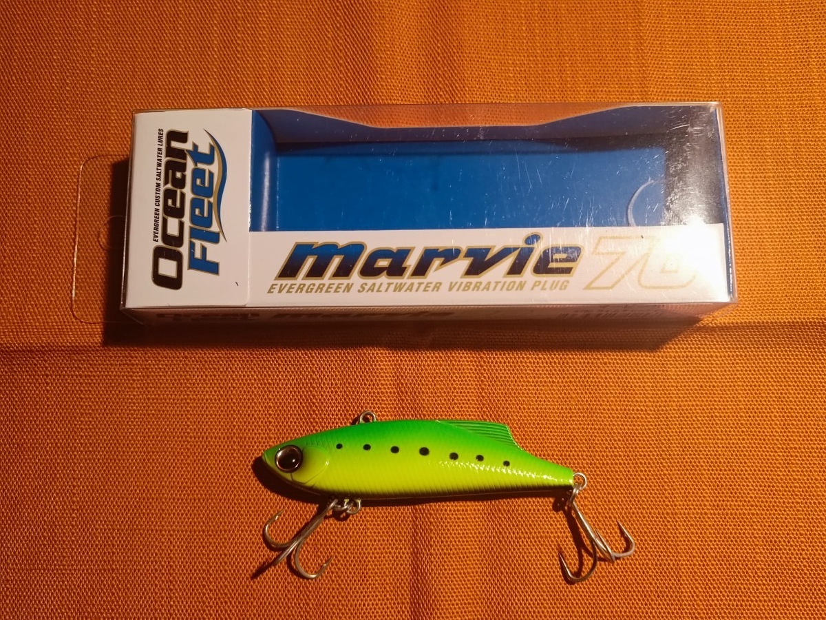 中古美品 EG  マービー70  #790  ライムチャートイワシ エバーグリーン 検)アイアンマービー拍卖