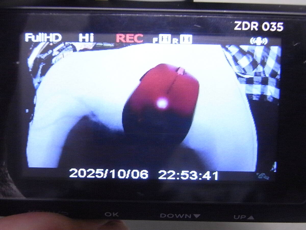 ZDR035 (前後2カメラドライブレコーダー)コムテック COMTEC 前後2カメラ ドライブレコーダー ZDR035 中古拍卖