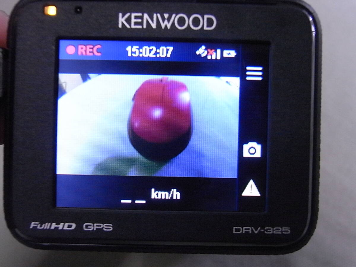 ケンウッド KENWOOD ドライブレコーダー DRV-325 FULL HD GPS 中古拍卖