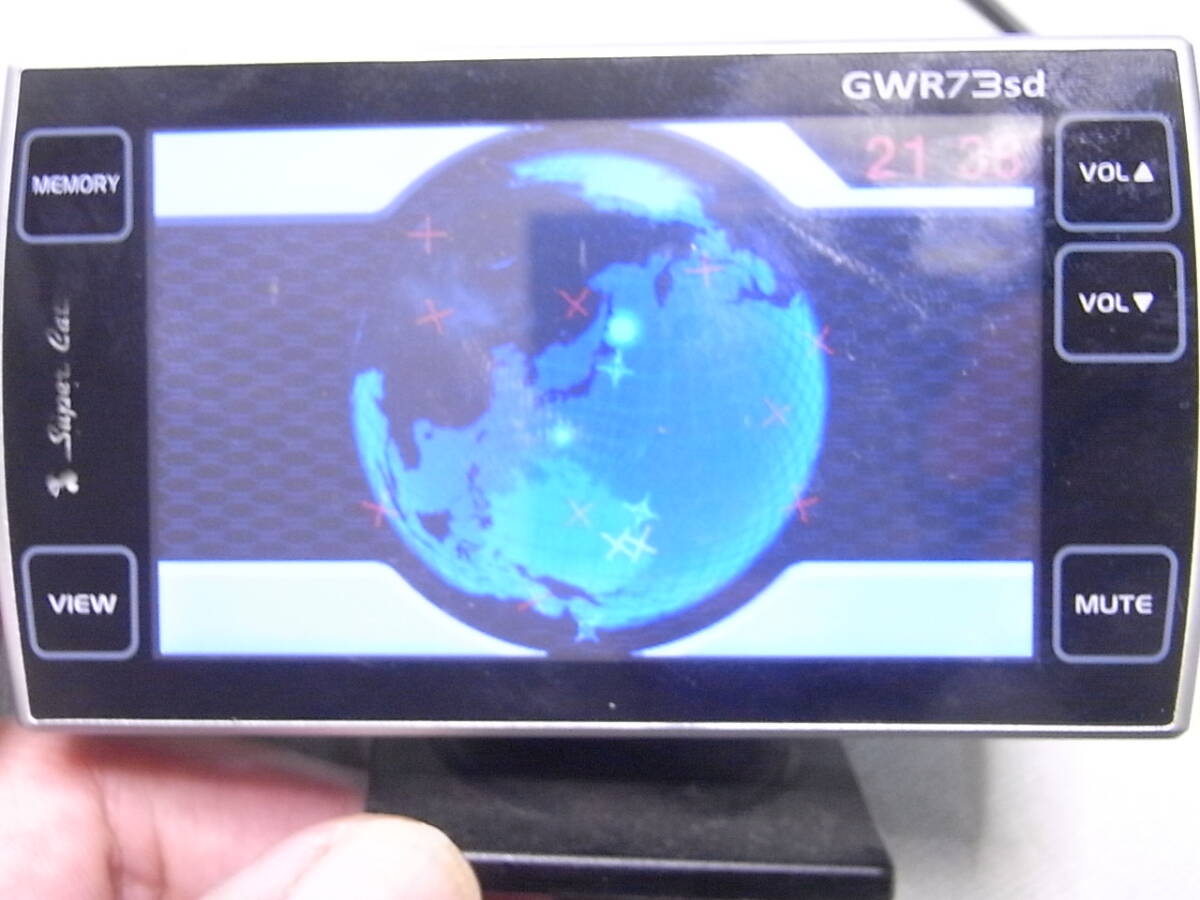 ユピテル yupiteru レーダー レーダー探知機 GPSレーダー探知機 スーパーキャット GWR73sd GPS メーター フルマップ オービス 訳あり中古拍卖
