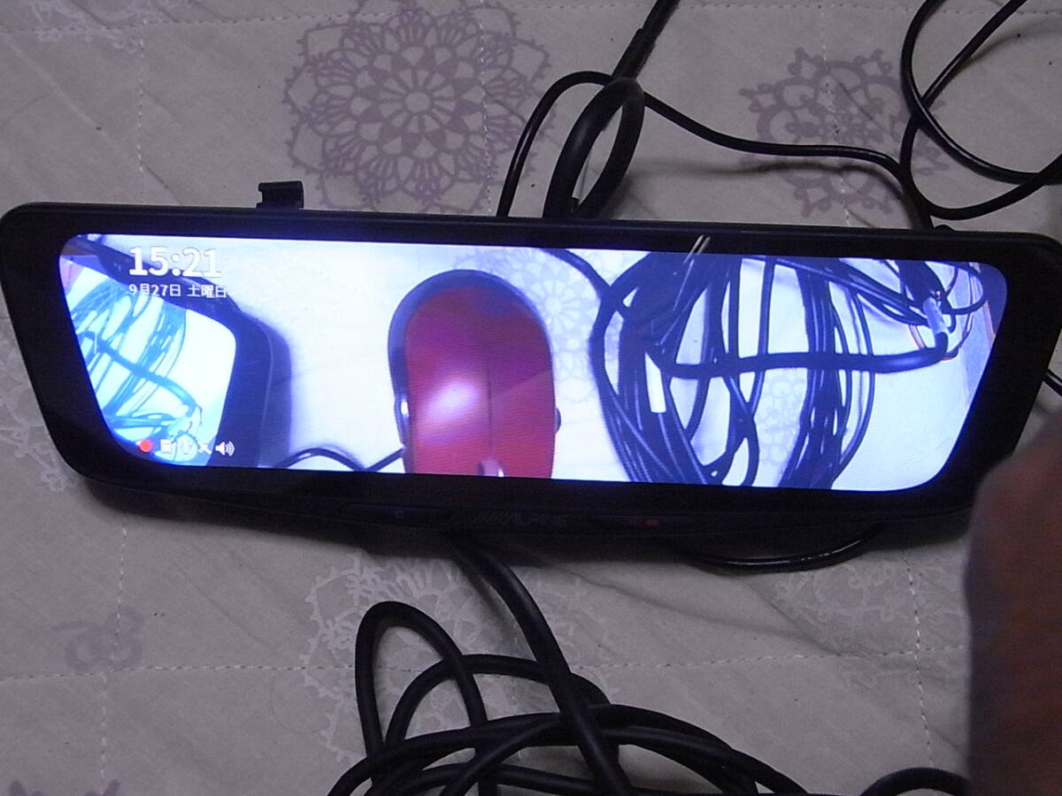 ALPINE DVR-DM1000B-ICドラレコ搭載デジタルミラー 10型 カー用品 アルパイン 中古拍卖