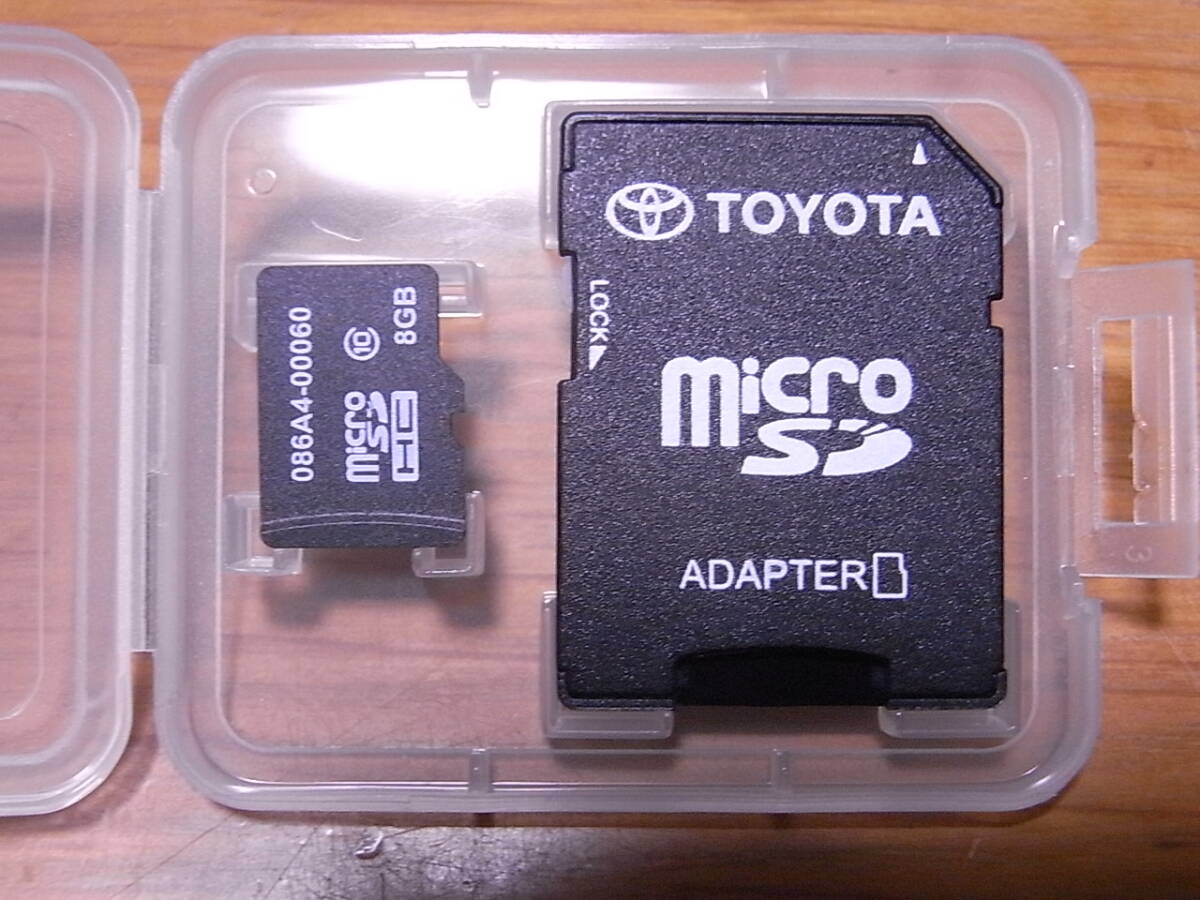 トヨタ純正 ドライブレコーダー用 ドラレコ用 マイクロSDカード 8GB 086A4-00060 ■ DRT-H66A DRT-H68A等に 中古拍卖