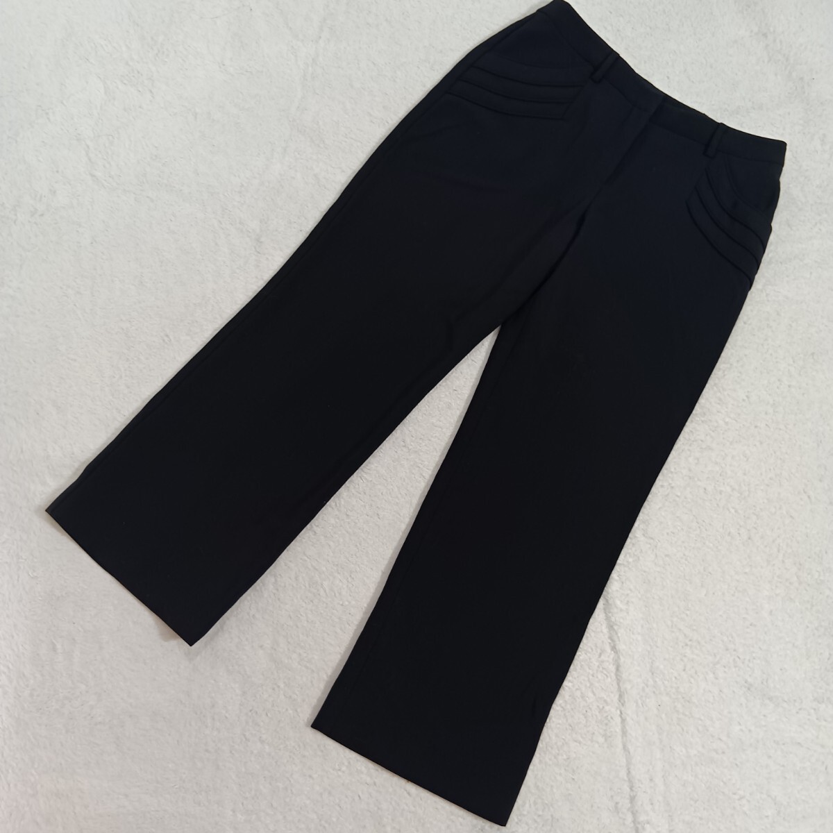 GIORGIO ARMANI ジョルジオアルマーニ デザインポケット パンツ ブラック 42 ★1000 拍卖