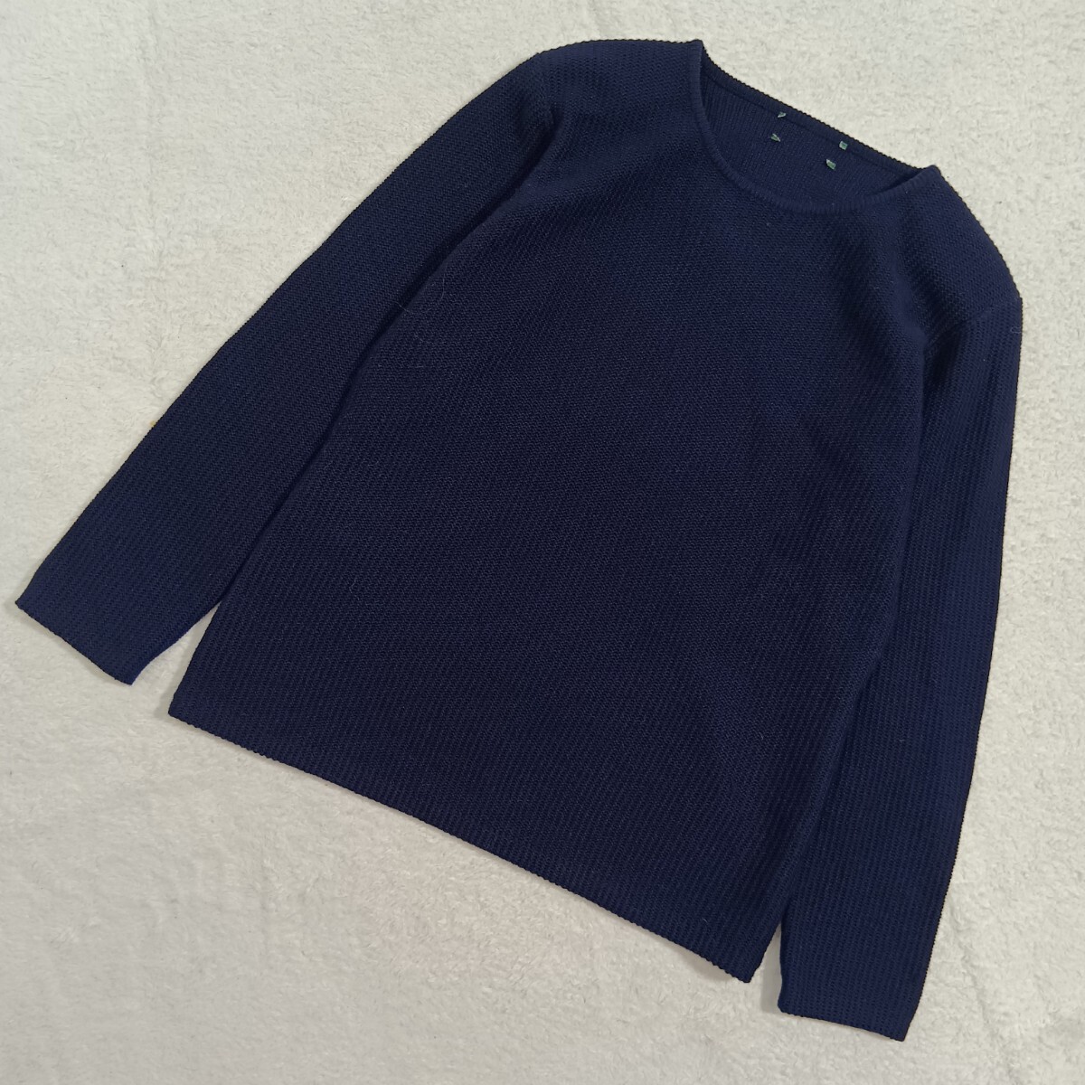 【タグなし】LAUREN RALPH LAUREN ローレン ラルフローレン ネイビー 長袖 ニット セーター ★1000拍卖