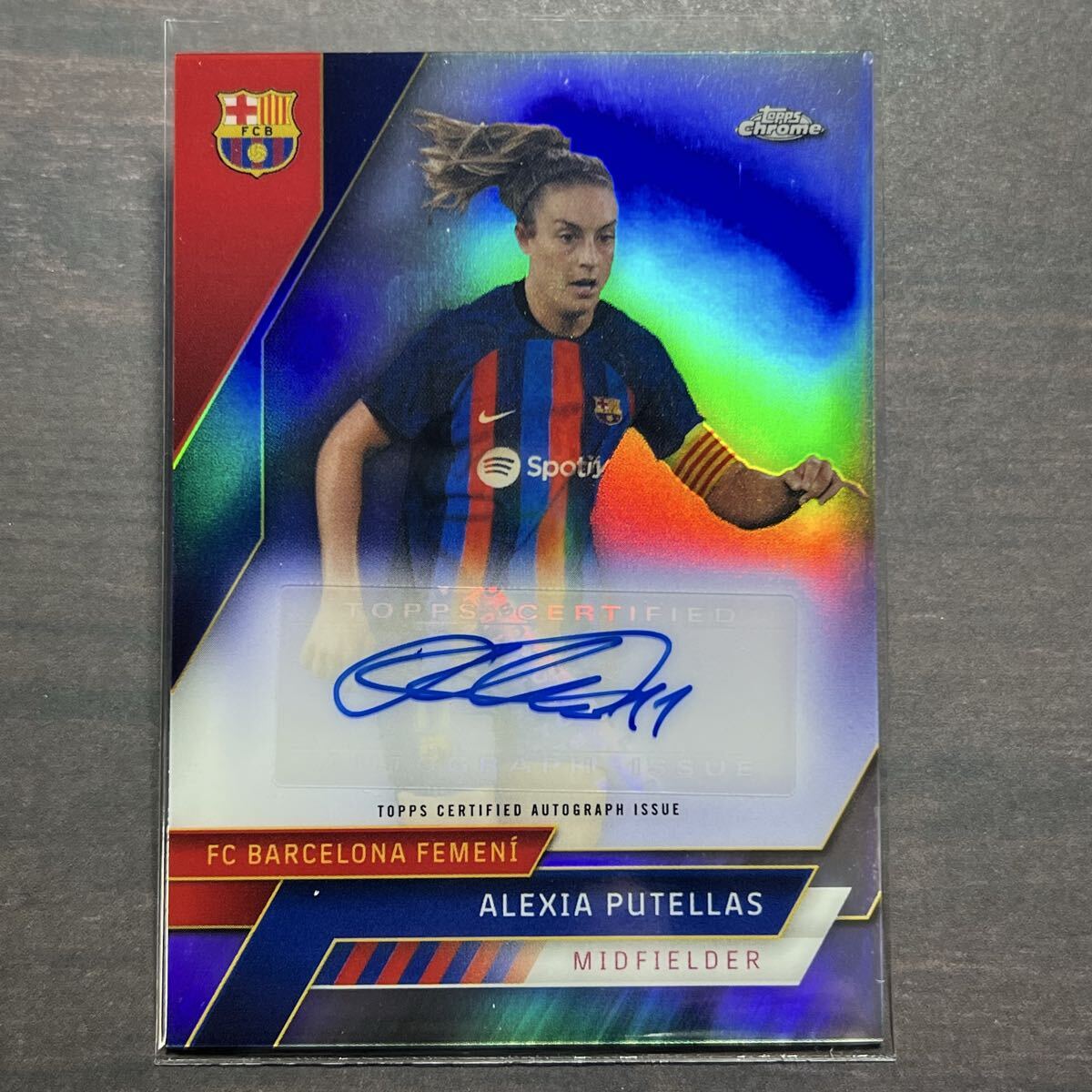 Alexia Putellas Auto 2022/23 Topps Chrome Barcelona Soccer Autograph 直筆サイン拍卖