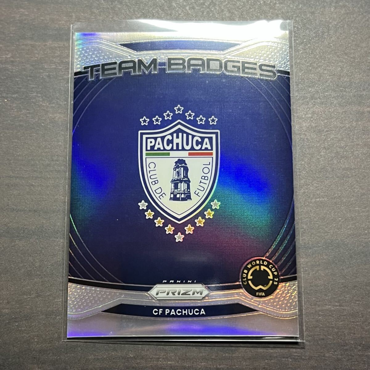 CF PACHUCA Team Badges Silver Prizm 2025 PANINI PRIZM FIFA CLUB WORLD CUP拍卖