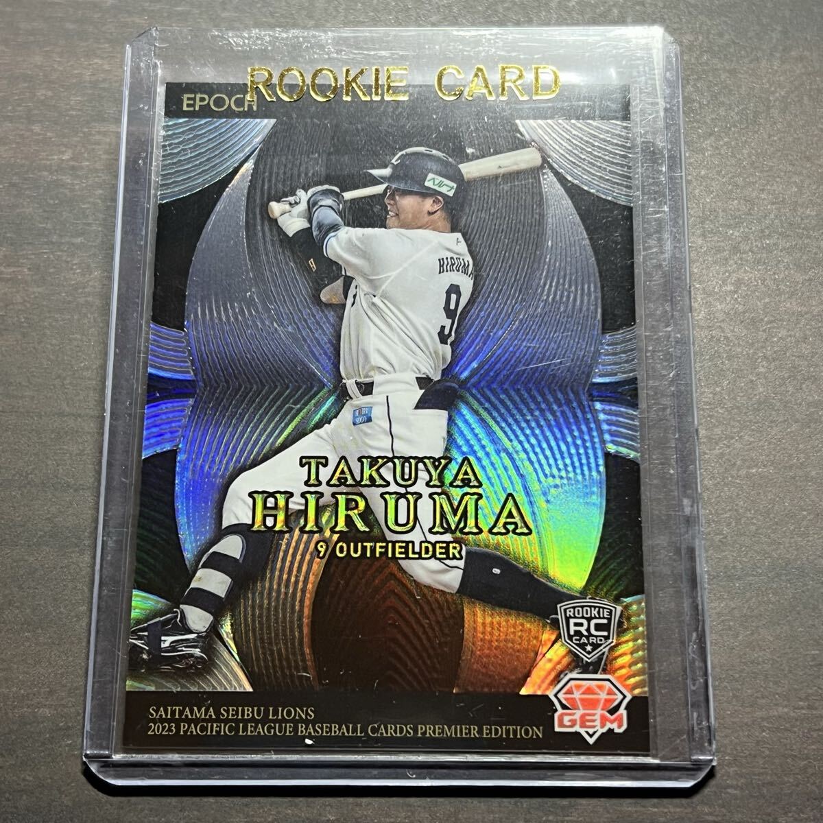 蛭間拓哉 ブラック GEM 5枚限定 2023 EPOCH パシフィック・リーグ ベースボールカード プレミアエディション エポック拍卖