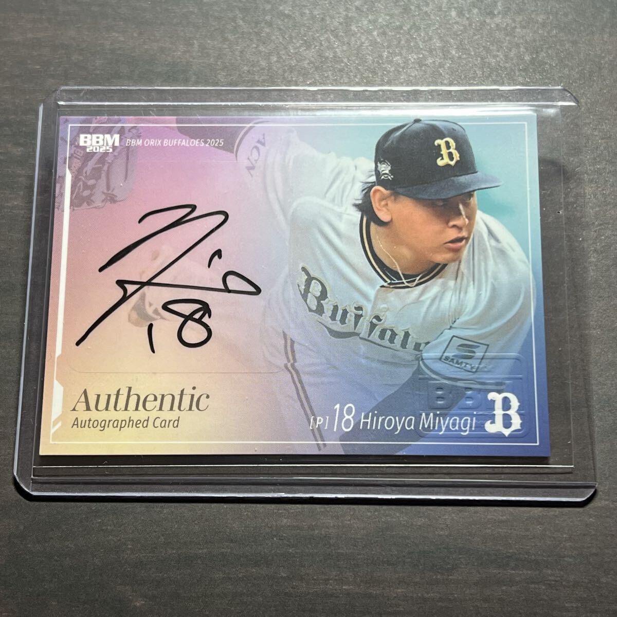 宮城大弥 直筆サイン 50枚限定 2025 BBM ベースボールカード オリックス・バファローズ拍卖