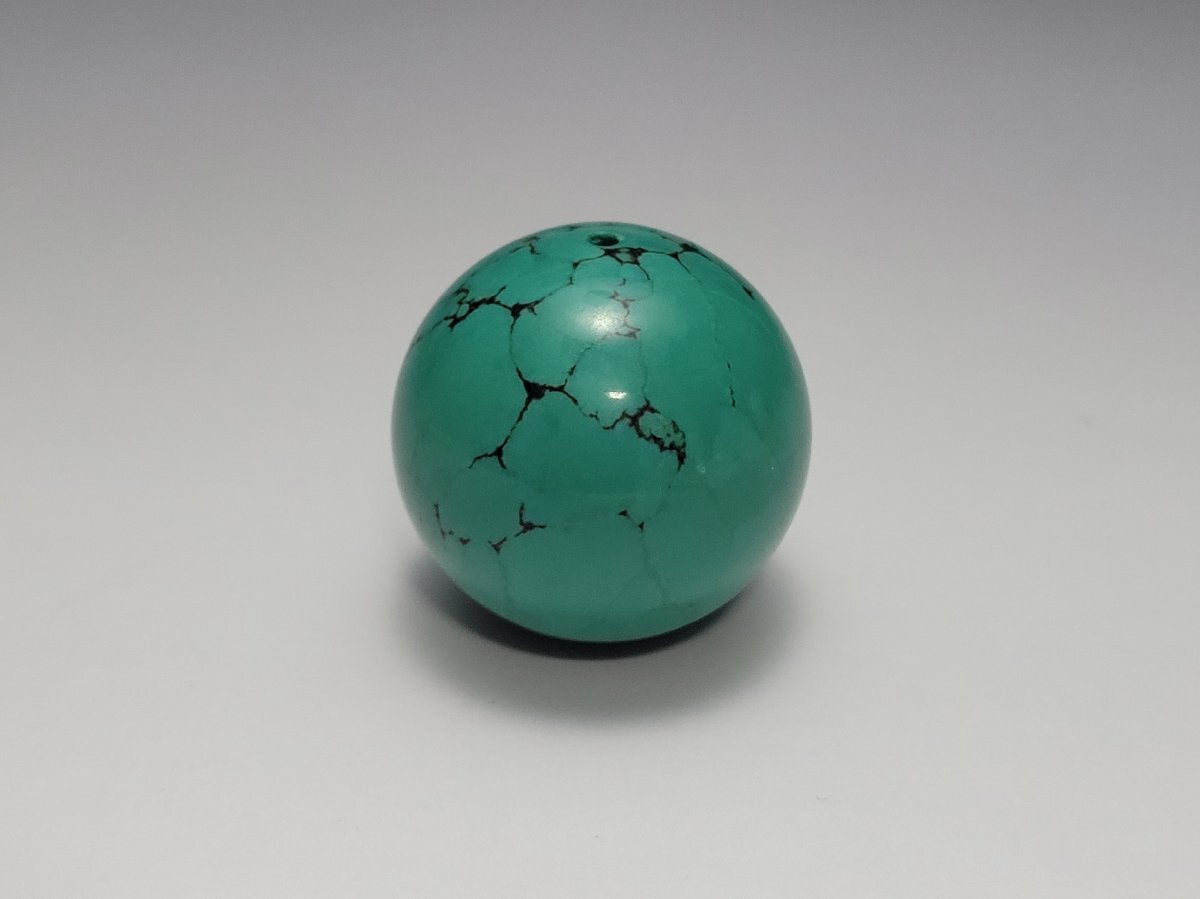 高純度 天然 トルコ石 緑松石 佩飾 装身具 時代 幅約3.1m / 玉挂件 玉彫刻 玉佩飾 玉珮置物 擺件 古董擺件 根付 唐物 人間国宝 李朝 高麗拍卖