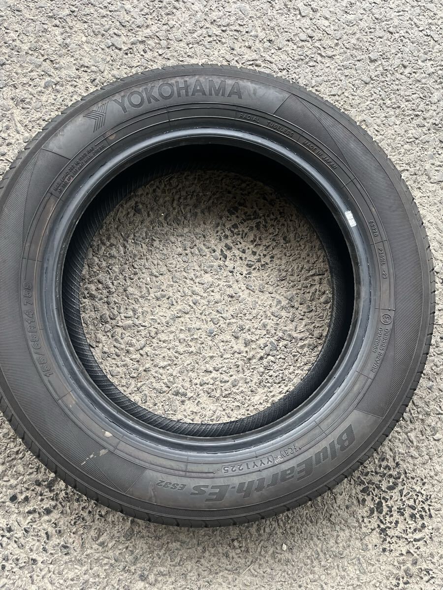 155/65R14 ヨコハマタイヤ 2025年 バリ山 1本拍卖