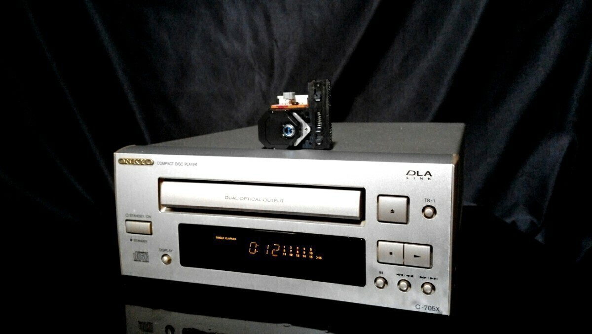 ●即決● ピックアップレンズ交換整備他 ONKYO C-705X オンキヨー CDプレーヤー♪除菌清掃品拍卖