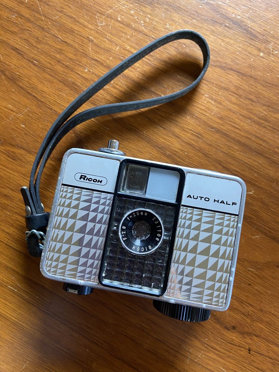 61023‐6 リコー オートハーフE フイルムカメラ RICOH f:2.8 f=25㎜ レトロ拍卖