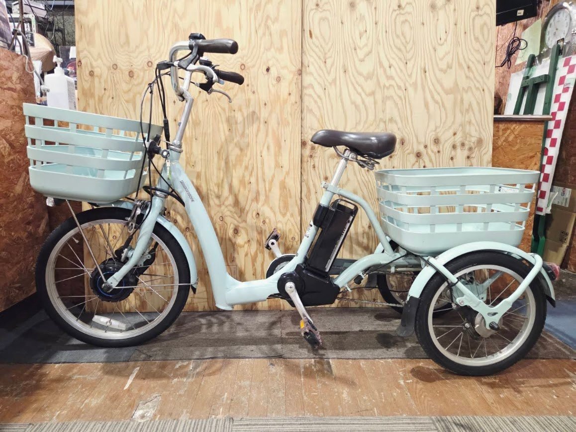 ■ヤマト家財便Eランク発送(来店引取可)ブリジストン フロンティア ラクットワゴン電動アシスト三輪自転車 2021年モデル FW0B40■拍卖