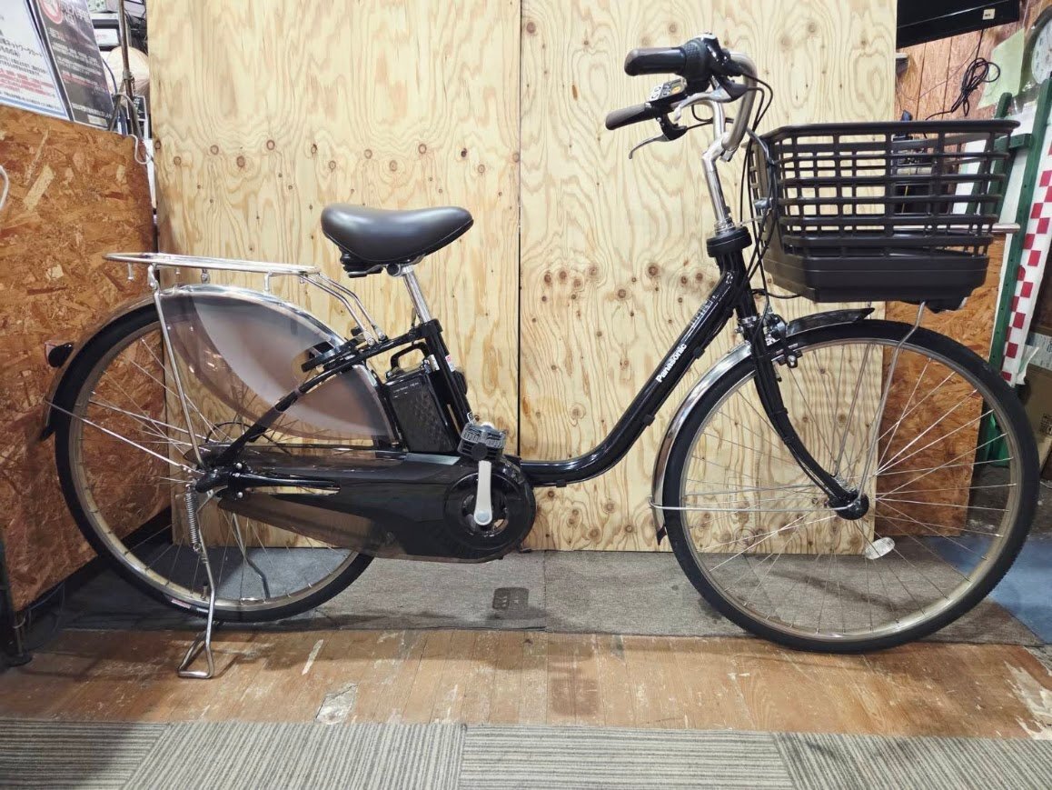 ■ヤマト家財便Eランク発送(来店引取可) Panasonic 電動アシスト自転車 2025年購入 26インチ ビビDX BE-FD633■拍卖