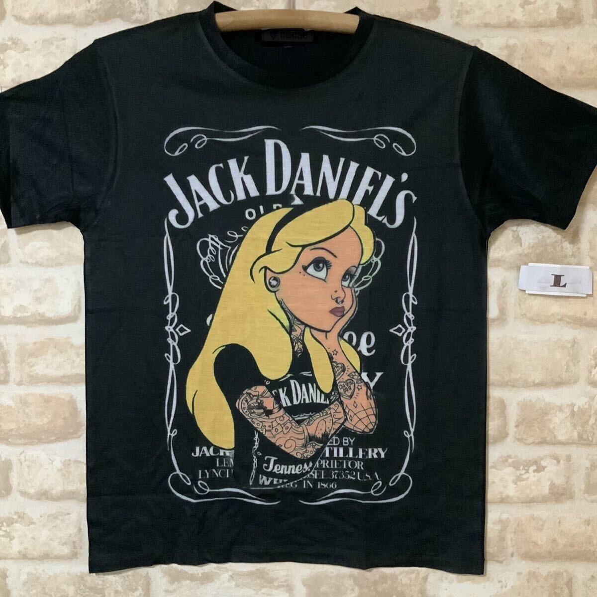 ジャックダニエル アリス パロディ Tシャツ Lサイズ拍卖