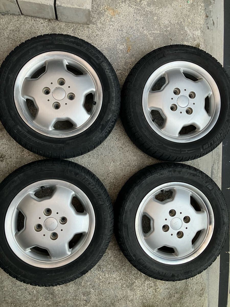 13インチアルミ 4穴 PCD100 4.5J 45 4本 155/65/13 拍卖