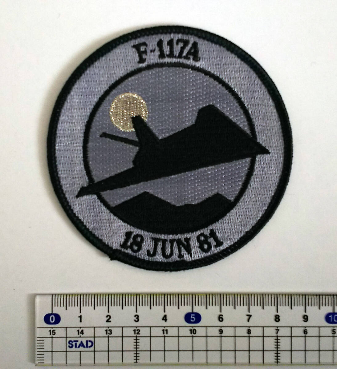 F117A Stealth Fighter 18 June 81 Full Color アメリカ空軍パッチ拍卖