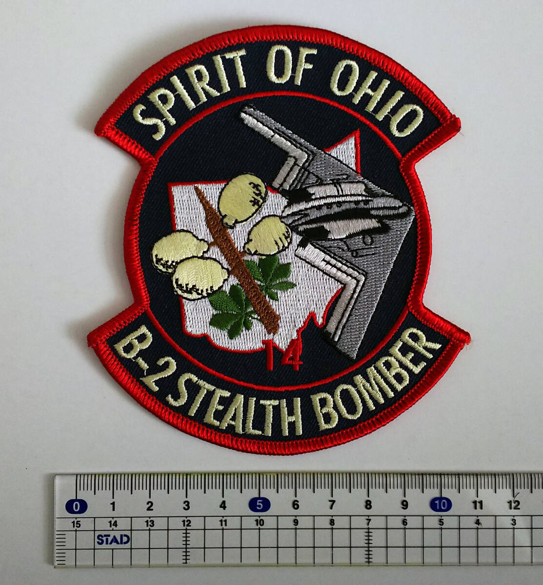 B-2 Stealth Bomber Spirit of Ohio アメリカ空軍パッチ拍卖