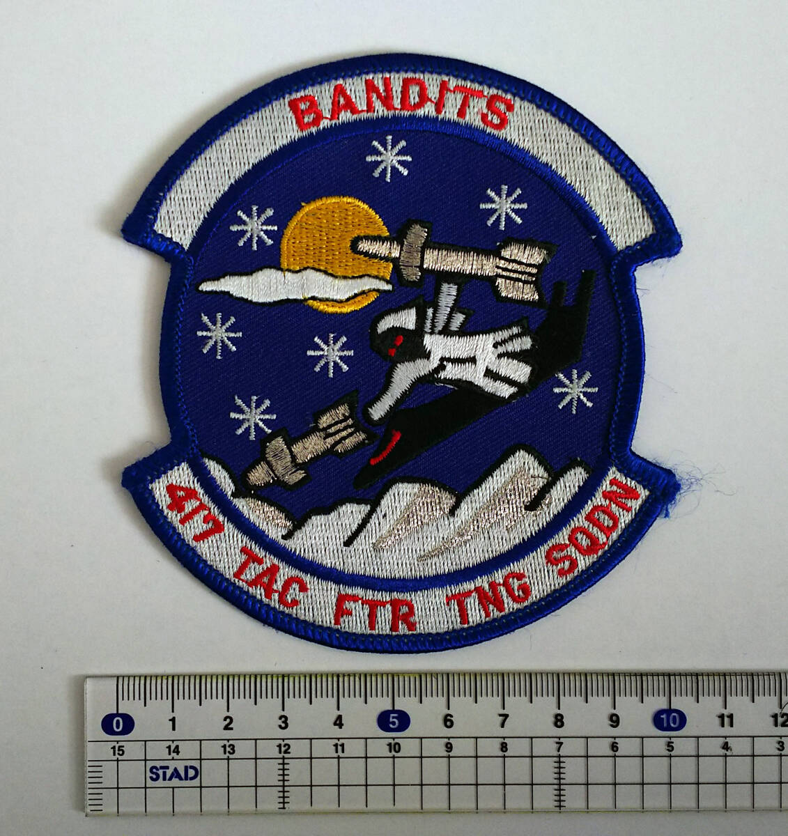 Bandits 417th TAC FTR TNG SQDN アメリカ空軍パッチ拍卖