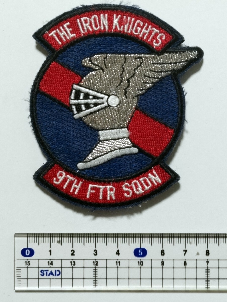 9th Fighter Squadron The Iron Knights アメリカ空軍パッチ2拍卖