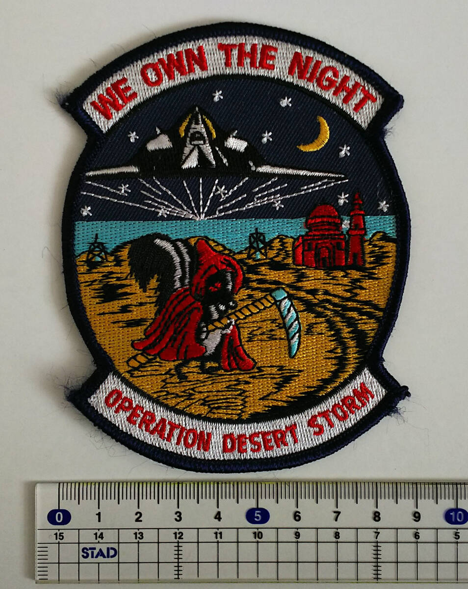 F-117 37TH TFS "WE OWN THE NIGHT" アメリカ空軍パッチ拍卖