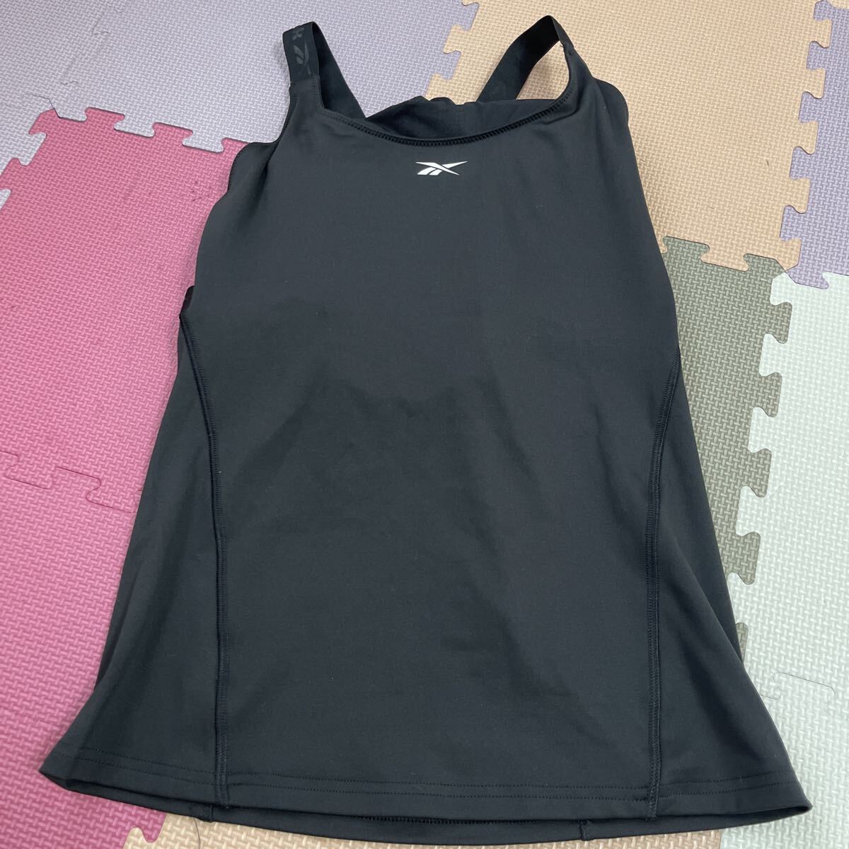 タンクトップ Reebok リーボック カップ付きインナー トップス キャミソール  M ヨガ拍卖