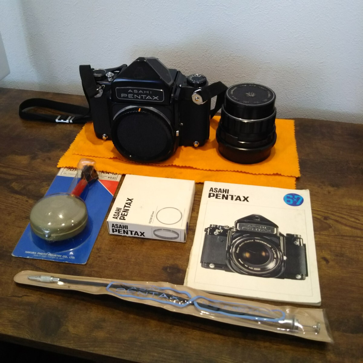 【10】【768】ASAHI PENTAX 6x7 中判フィルムカメラ 説明書などあり拍卖