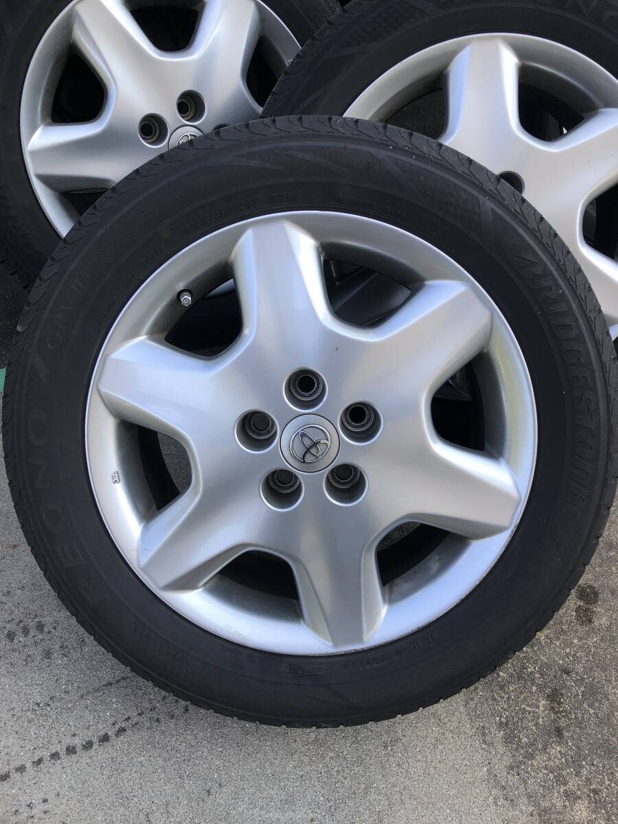 TOYOTA 純正 セルシオ ホイール トヨタ BRIDGESTONE REGNO 225/55R17 97w 現状渡し 近隣有料配送あり 岡山浅口市発拍卖