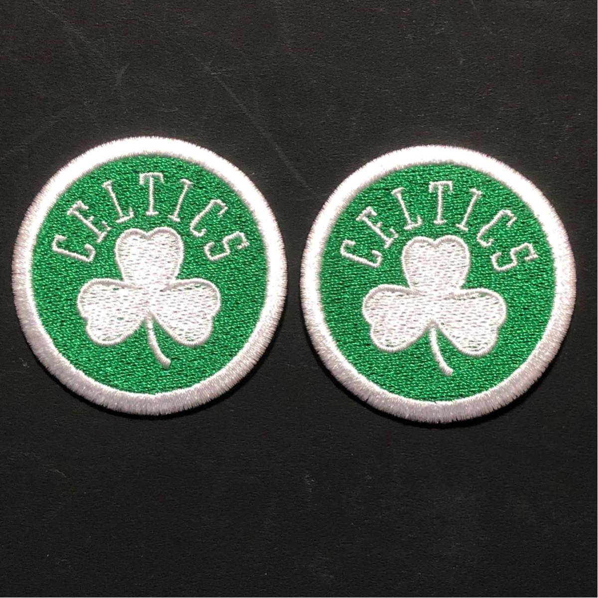 NBA ボストン・セルティックス ミニサイズ(約5cm)ワッペン 2枚セット 2拍卖