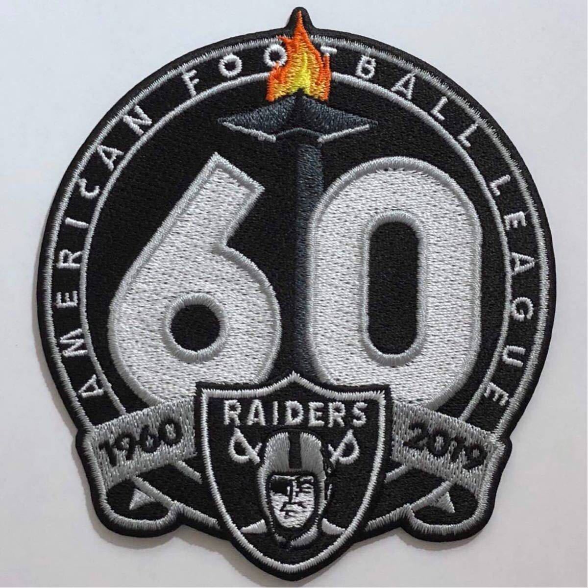 NFL オークランド・レイダース 60周年 ワッペン拍卖