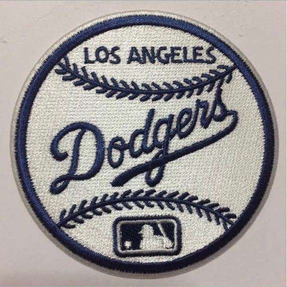 MLB ロサンゼルス・ドジャース ボール型 ワッペン 白拍卖