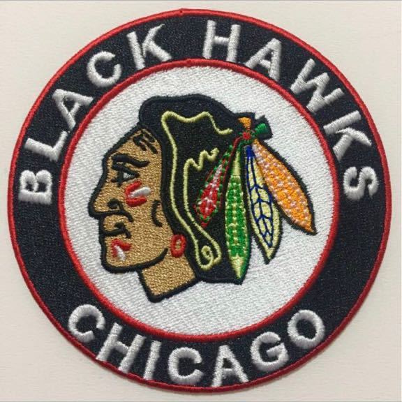 NHL シカゴ・ブラックホークス ラウンド ワッペン拍卖