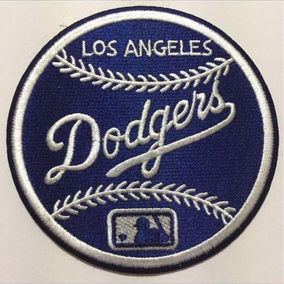 MLB ロサンゼルス・ドジャース ボール型 ワッペン 青拍卖