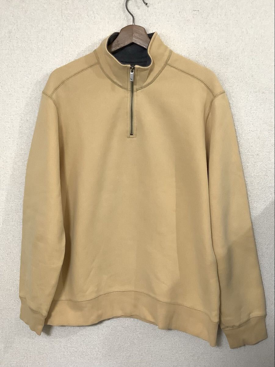 eddie-bauer エディーバウアー ハーフジップ スウェット トレーナー 長袖 アウトドア キャンプ メンズ カジュアル M拍卖