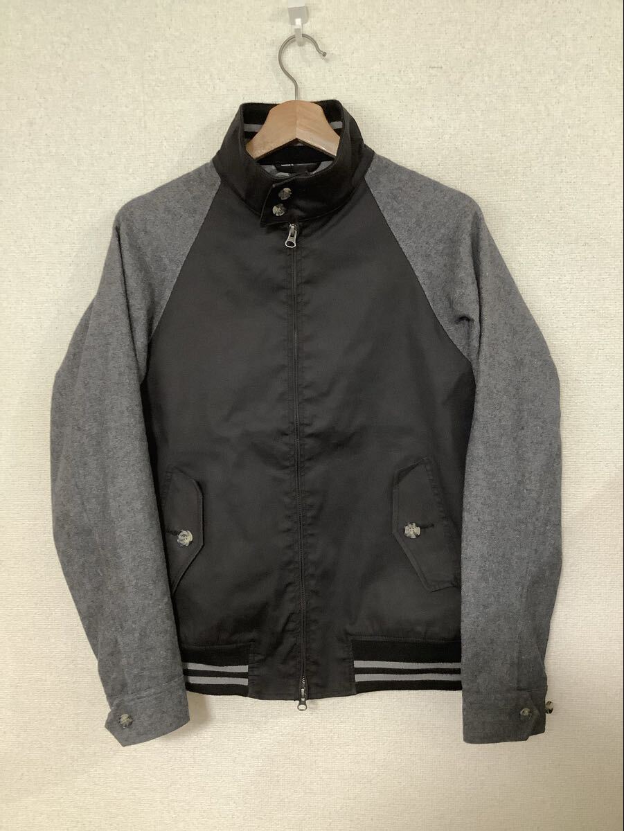 ジャーナルスタンダード JOURNALSTANDARD ウール切り替えナイロンジャケット ブラック セレクト メンズ M拍卖