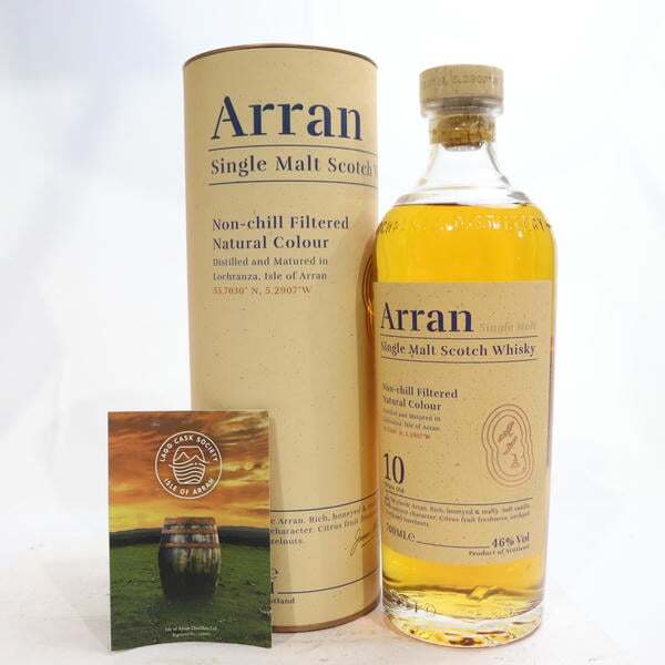 1円~Arran(アラン)10年 46% 700ml O25J110016拍卖