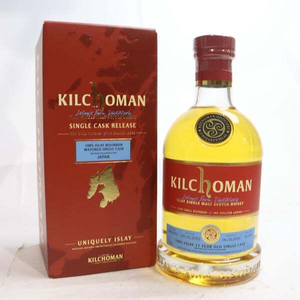 1円~KILCHOMAN(キルホーマン)11年 アイラ バーボン マチュアード シングル カスク 2012-2023 51.7% 700ml O25J110026拍卖