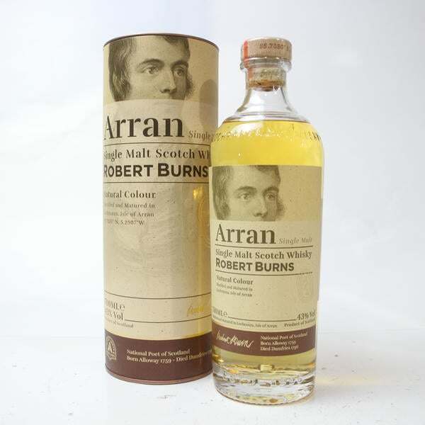 1円~Arran(アラン)ロバート バーンズ シングルモルト 43% 700ml X25J240104拍卖