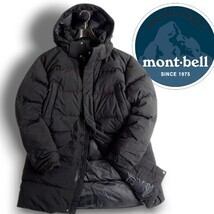 mont-bell モンベル 新品 定4.7万 DUCK DOWN ファー付きフーデッド ダウンジャケット ダウンコート WMDK-812 BK 105/XL ▲147▼bus053mo拍卖