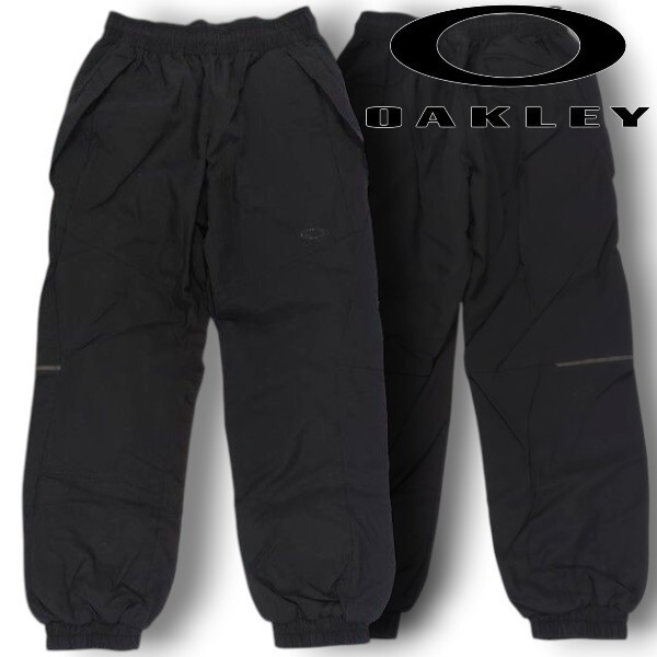 OAKLEY オークリー 新品 軽量×撥水 高耐久ナイロン ウィンドウォームパンツ トレーニングウェア 422634 02E M ▲017▼bus213ky拍卖