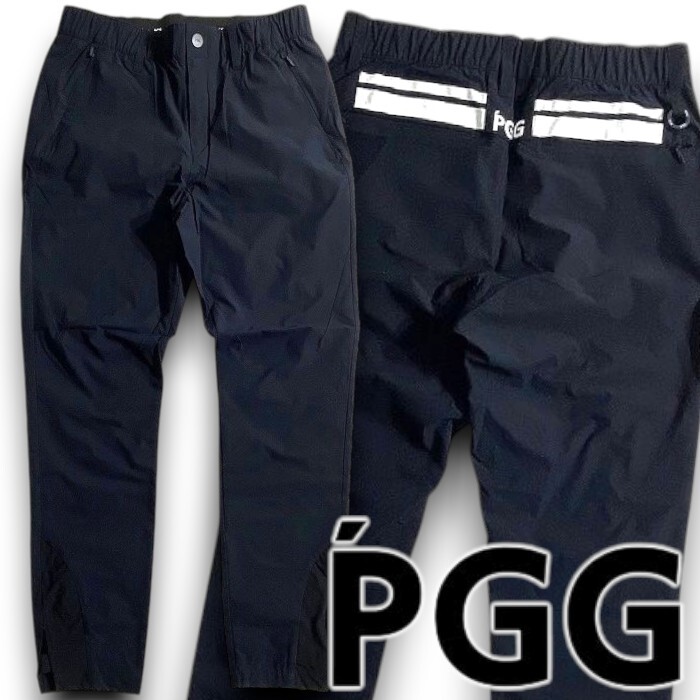PGG by PEARLY GATES パーリーゲイツ 定2.8万 ドライポプリン ストレッチ テックパンツ ゴルフ レディース 2231602 120 0 ▲032▼50930w08拍卖